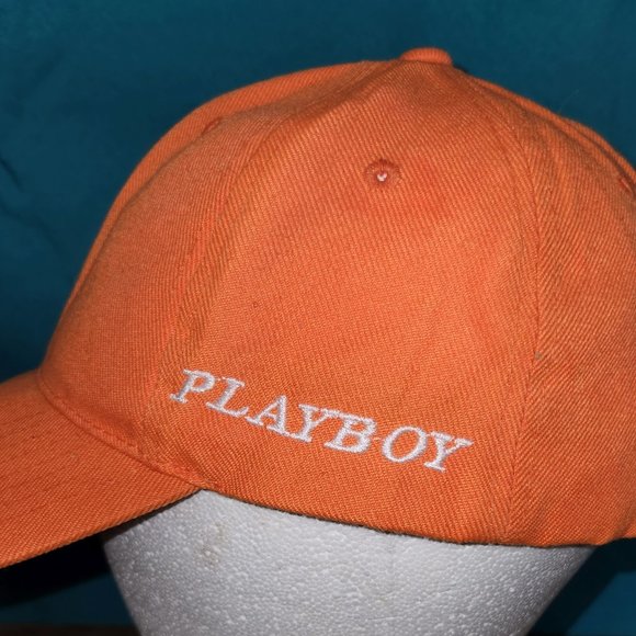 Orange Playboy Hat - Picture 2 of 3